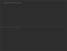 Tablet Screenshot of abigailschool.com